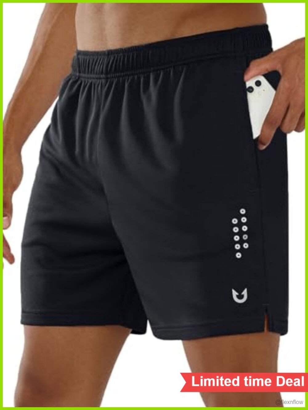 Men's Athletic Gym Shorts 5" Lightweight Breathable Quick-Drying Mesh Zip